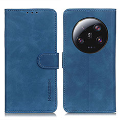 Coque Portefeuille Livre Cuir Etui Clapet K03Z pour Xiaomi Mi 13 Ultra 5G Bleu