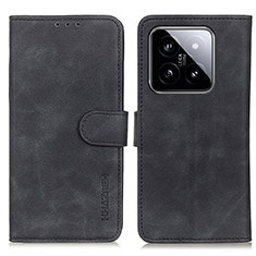 Coque Portefeuille Livre Cuir Etui Clapet K03Z pour Xiaomi Mi 14 5G Noir