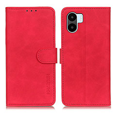 Coque Portefeuille Livre Cuir Etui Clapet K03Z pour Xiaomi Poco C50 Rouge