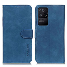 Coque Portefeuille Livre Cuir Etui Clapet K03Z pour Xiaomi Poco F4 5G Bleu