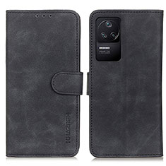 Coque Portefeuille Livre Cuir Etui Clapet K03Z pour Xiaomi Poco F4 5G Noir