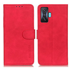Coque Portefeuille Livre Cuir Etui Clapet K03Z pour Xiaomi Poco F4 GT 5G Rouge