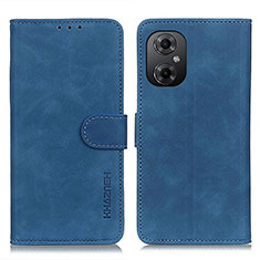 Coque Portefeuille Livre Cuir Etui Clapet K03Z pour Xiaomi Poco M4 5G Bleu