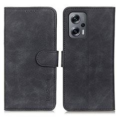 Coque Portefeuille Livre Cuir Etui Clapet K03Z pour Xiaomi Poco X4 GT 5G Noir
