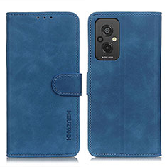 Coque Portefeuille Livre Cuir Etui Clapet K03Z pour Xiaomi Redmi 11 Prime 4G Bleu