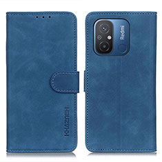 Coque Portefeuille Livre Cuir Etui Clapet K03Z pour Xiaomi Redmi 12C 4G Bleu