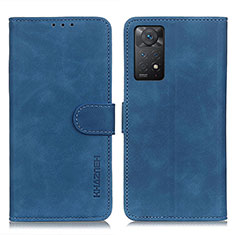 Coque Portefeuille Livre Cuir Etui Clapet K03Z pour Xiaomi Redmi Note 12 Pro 4G Bleu