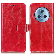 Coque Portefeuille Livre Cuir Etui Clapet K04Z pour Huawei Honor Magic5 5G Rouge