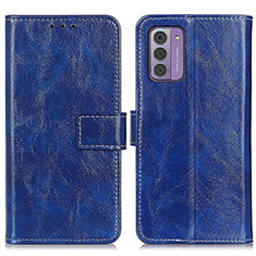 Coque Portefeuille Livre Cuir Etui Clapet K04Z pour Nokia G310 5G Bleu