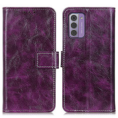 Coque Portefeuille Livre Cuir Etui Clapet K04Z pour Nokia G42 5G Violet