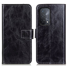 Coque Portefeuille Livre Cuir Etui Clapet K04Z pour OnePlus Nord N200 5G Noir