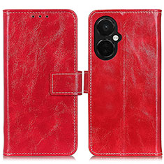 Coque Portefeuille Livre Cuir Etui Clapet K04Z pour OnePlus Nord N30 5G Rouge