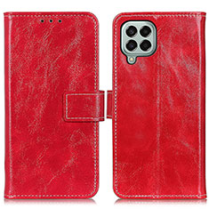 Coque Portefeuille Livre Cuir Etui Clapet K04Z pour Samsung Galaxy M33 5G Rouge