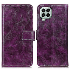 Coque Portefeuille Livre Cuir Etui Clapet K04Z pour Samsung Galaxy M33 5G Violet