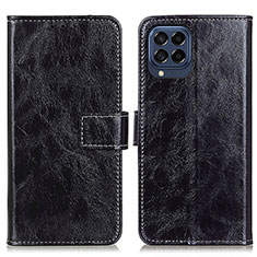 Coque Portefeuille Livre Cuir Etui Clapet K04Z pour Samsung Galaxy M53 5G Noir