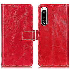 Coque Portefeuille Livre Cuir Etui Clapet K04Z pour Sony Xperia 5 IV Rouge