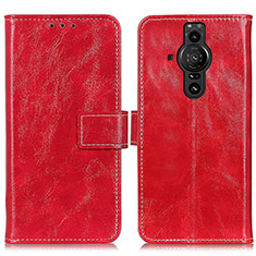 Coque Portefeuille Livre Cuir Etui Clapet K04Z pour Sony Xperia PRO-I Rouge