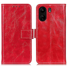 Coque Portefeuille Livre Cuir Etui Clapet K04Z pour Xiaomi Redmi 13C Rouge