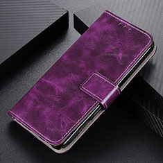 Coque Portefeuille Livre Cuir Etui Clapet K04Z pour Xiaomi Redmi 9T 4G Violet