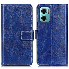 Coque Portefeuille Livre Cuir Etui Clapet K04Z pour Xiaomi Redmi Note 11E 5G Bleu