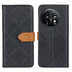 Coque Portefeuille Livre Cuir Etui Clapet K05Z pour OnePlus 11 5G Noir