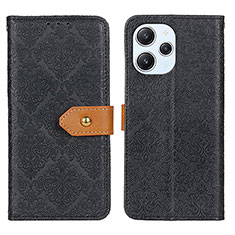 Coque Portefeuille Livre Cuir Etui Clapet K05Z pour Xiaomi Redmi 12 4G Noir