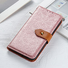 Coque Portefeuille Livre Cuir Etui Clapet K05Z pour Xiaomi Redmi Note 10 Pro Max Rose