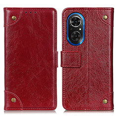 Coque Portefeuille Livre Cuir Etui Clapet K06Z pour Huawei Honor 50 SE 5G Rouge