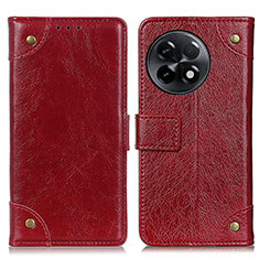 Coque Portefeuille Livre Cuir Etui Clapet K06Z pour OnePlus 11R 5G Rouge