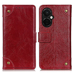Coque Portefeuille Livre Cuir Etui Clapet K06Z pour OnePlus Nord N30 5G Rouge