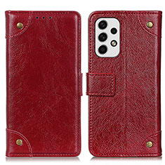 Coque Portefeuille Livre Cuir Etui Clapet K06Z pour Samsung Galaxy A23 4G Rouge