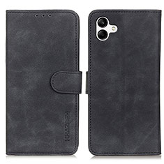 Coque Portefeuille Livre Cuir Etui Clapet K06Z pour Samsung Galaxy F14 5G Noir
