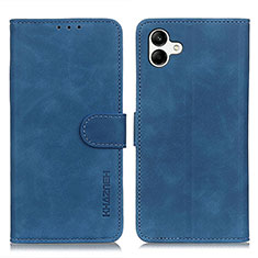 Coque Portefeuille Livre Cuir Etui Clapet K06Z pour Samsung Galaxy M04 Bleu