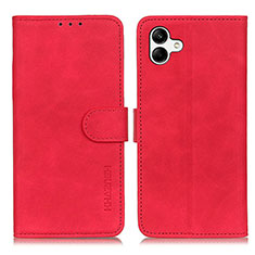 Coque Portefeuille Livre Cuir Etui Clapet K06Z pour Samsung Galaxy M04 Rouge