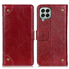Coque Portefeuille Livre Cuir Etui Clapet K06Z pour Samsung Galaxy M33 5G Rouge