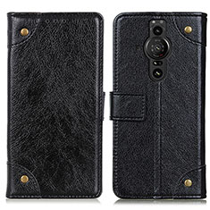 Coque Portefeuille Livre Cuir Etui Clapet K06Z pour Sony Xperia PRO-I Noir