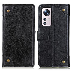 Coque Portefeuille Livre Cuir Etui Clapet K06Z pour Xiaomi Mi 12S Pro 5G Noir