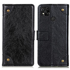Coque Portefeuille Livre Cuir Etui Clapet K06Z pour Xiaomi Redmi 9C Noir