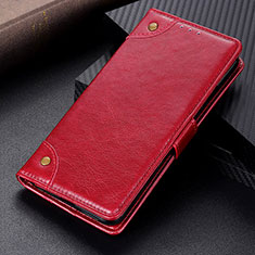 Coque Portefeuille Livre Cuir Etui Clapet K06Z pour Xiaomi Redmi 9T 4G Rouge