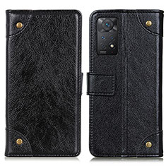 Coque Portefeuille Livre Cuir Etui Clapet K06Z pour Xiaomi Redmi Note 12 Pro 4G Noir