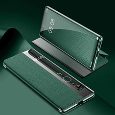 Coque Portefeuille Livre Cuir Etui Clapet K07 pour Huawei Mate 40E Pro 4G Vert