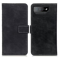 Coque Portefeuille Livre Cuir Etui Clapet K07Z pour Asus ROG Phone 7 Ultimate Noir