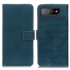 Coque Portefeuille Livre Cuir Etui Clapet K07Z pour Asus ROG Phone 7 Ultimate Vert