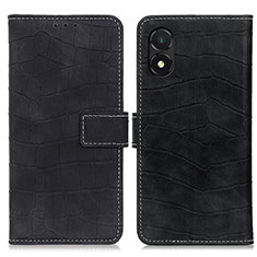Coque Portefeuille Livre Cuir Etui Clapet K07Z pour Huawei Honor X5 Noir