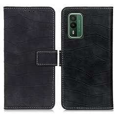 Coque Portefeuille Livre Cuir Etui Clapet K07Z pour Nokia XR21 Noir