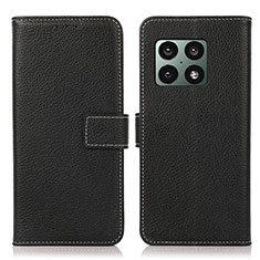 Coque Portefeuille Livre Cuir Etui Clapet K08Z pour OnePlus 10 Pro 5G Noir