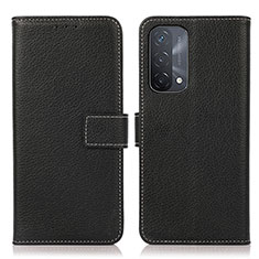 Coque Portefeuille Livre Cuir Etui Clapet K08Z pour OnePlus Nord N200 5G Noir