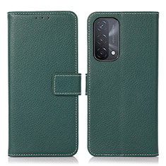 Coque Portefeuille Livre Cuir Etui Clapet K08Z pour OnePlus Nord N200 5G Vert