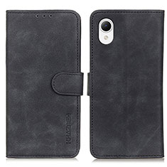 Coque Portefeuille Livre Cuir Etui Clapet K08Z pour Samsung Galaxy A23e 5G Noir