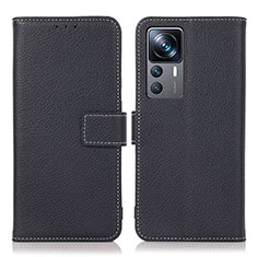 Coque Portefeuille Livre Cuir Etui Clapet K08Z pour Xiaomi Mi 12T 5G Bleu Royal